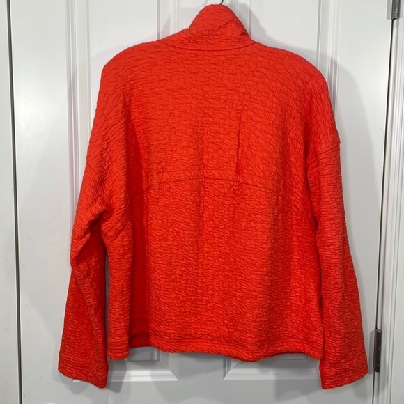 Nwt lululemon orange jacket size 8 Rippled full zip jacket - Picture 3 of 7